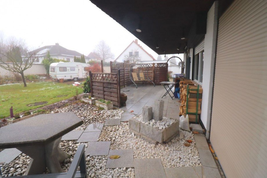 Gartenterrasse Bungalow Klein Vahlberg