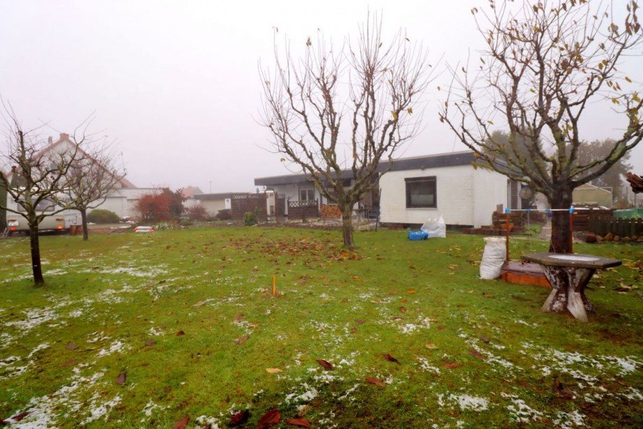 Bungalow Garten Terrassenseite Bungalow Klein Vahlberg