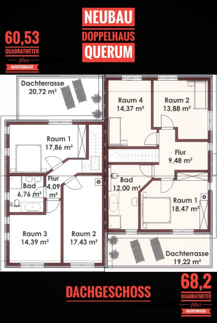 Dachgeschoss Doppelhaush�lfte Braunschweig