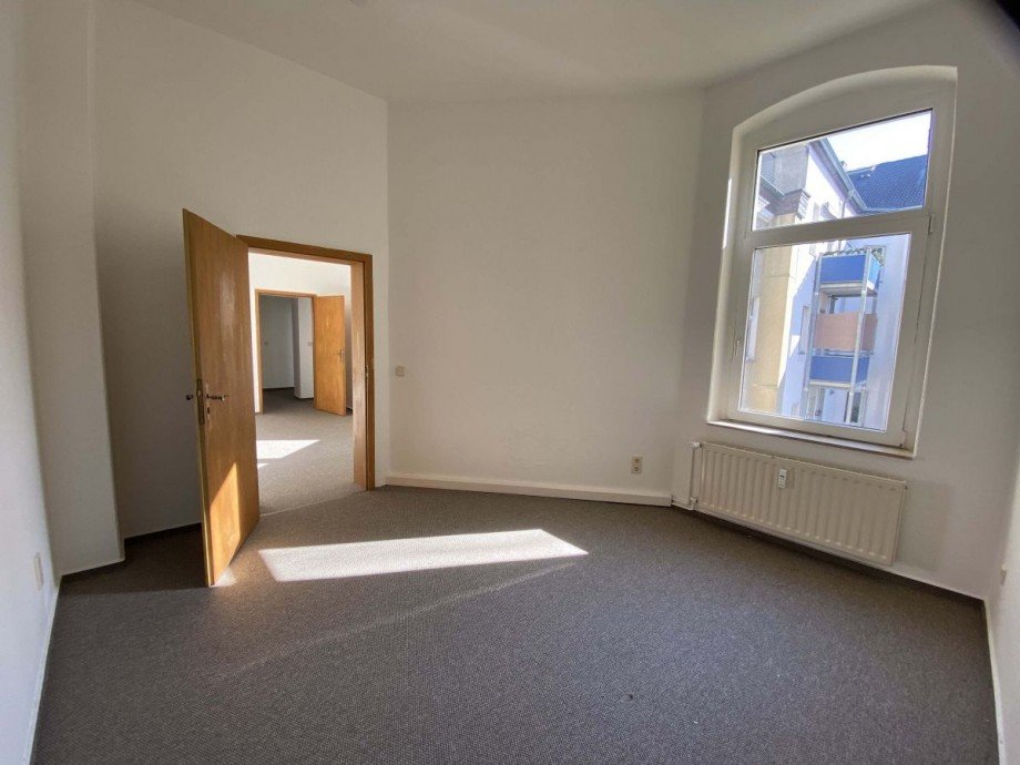 Wohnungsbeispiel Schlafzimmer Mehrfamilienhaus Magdeburg
